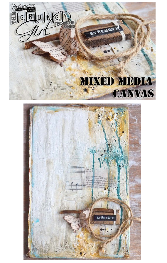 FREE Strength Mixed Media Canvas