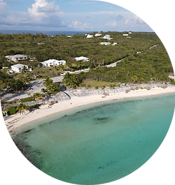 rainbow bay beach, eleuthera, bahamas
