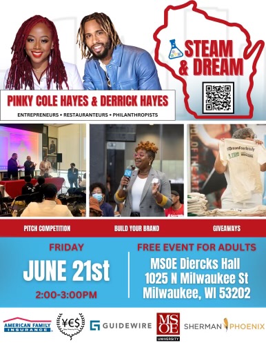 Steam and Dream June 21st Event Flyer