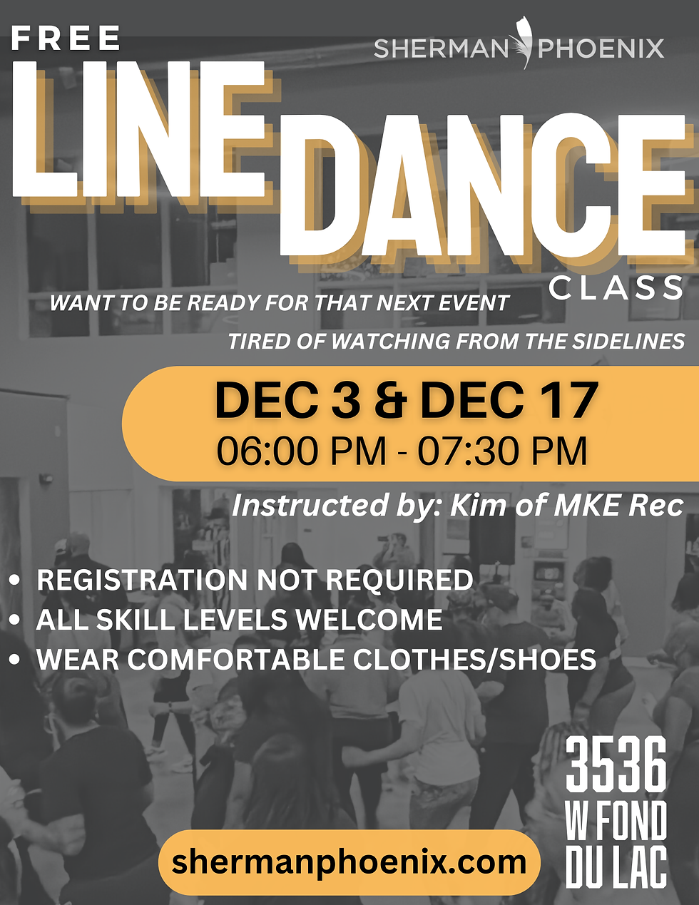 FREE LINE DANCE CLASS