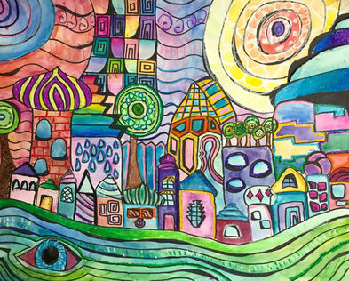 Workshop schilderen in de stijl van Hundertwasser