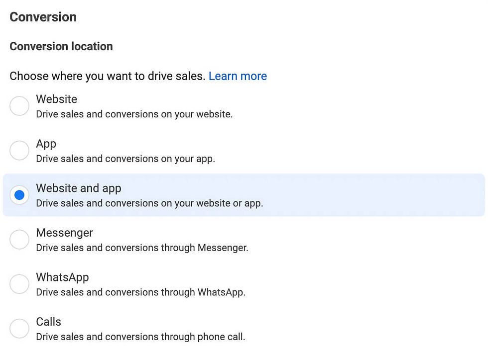 Conversion opportunities for Ads