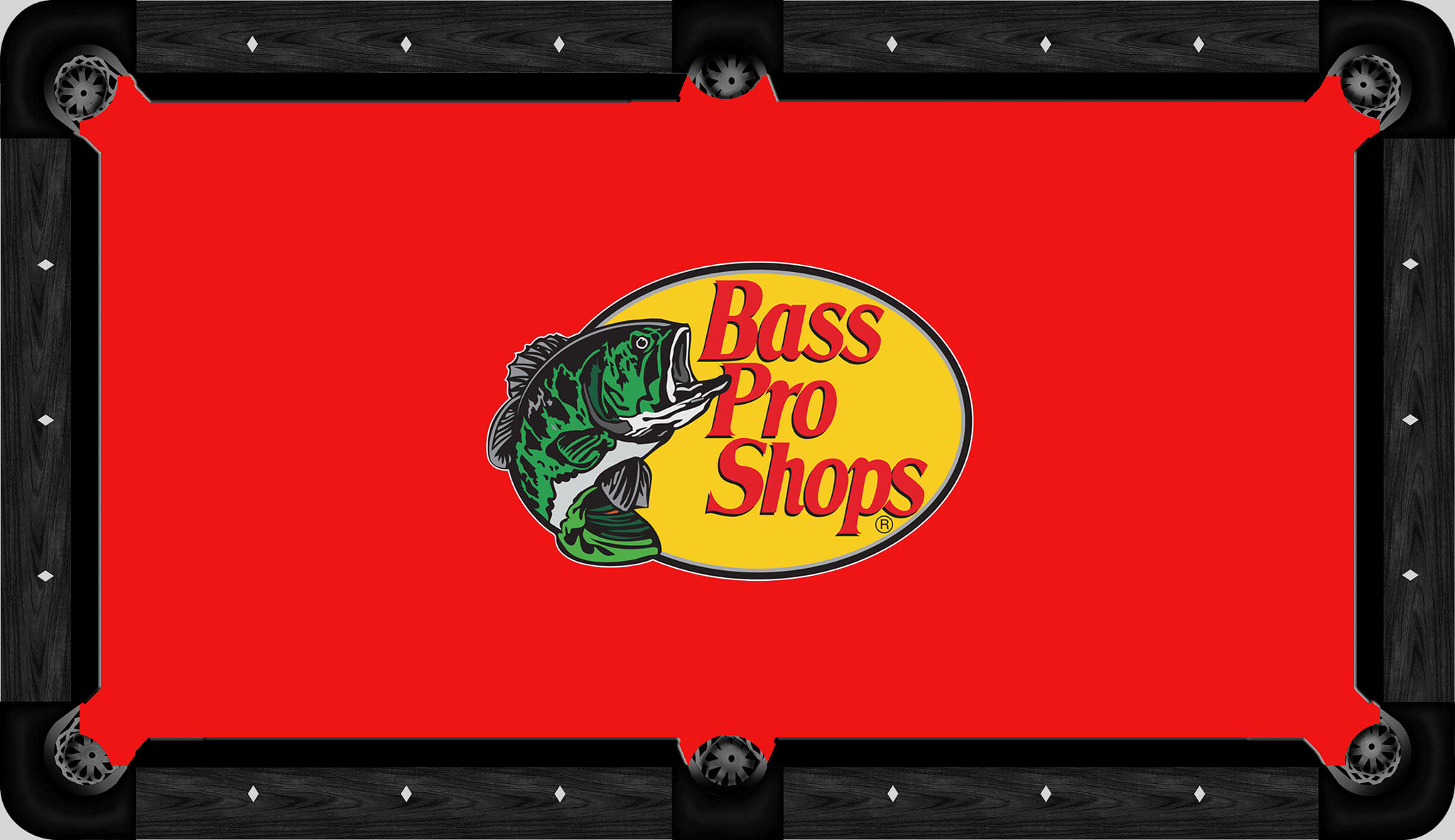 Bass Pro Shop Custom Pool Table Felt