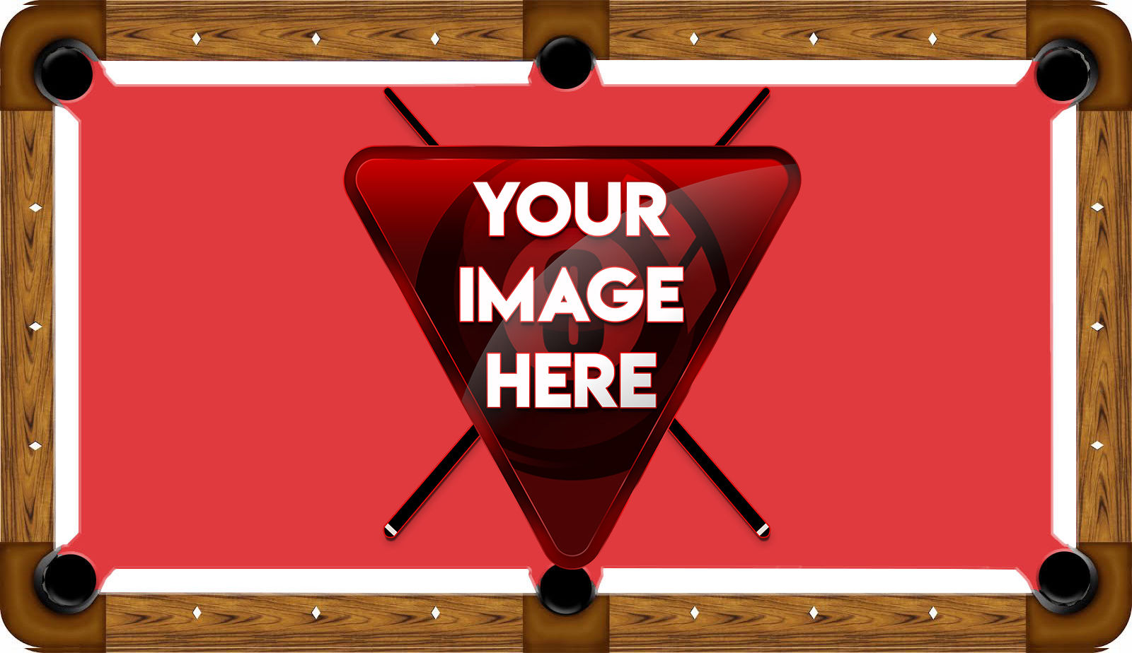 Your Image Here Custom Pool Table Felt