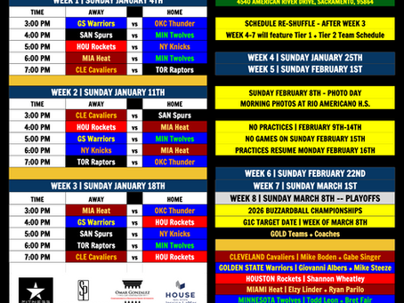 2026 3rd-8th Grade Boys Schedule Reveal