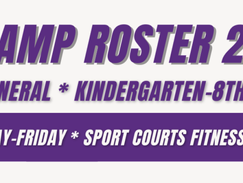 2025 SUMMER CAMP MORNING ROSTERS | A.M. (9-Noon)