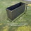 Thumbnail: Heavy Duty, Metal Planter Box, 24” H, Multiple Sizes & Colors, Non-Rusting
