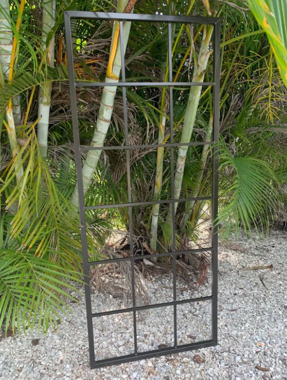 Thumbnail: Classic Metal Garden Trellis, 65" high x 27" wide