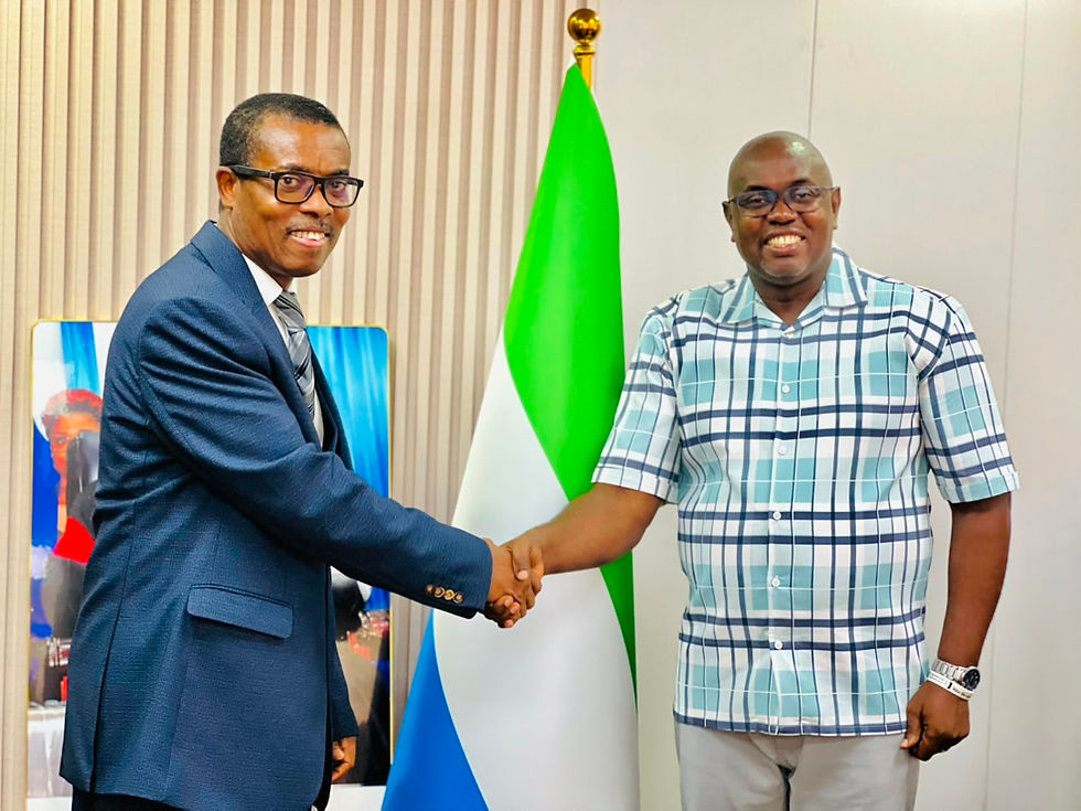 SPEAKER THOMAS AND GHANAIAN HIGH COMMISSIONER PLAN TO ESTABLISH SIERRA LEONE–GHANA PARLIAMENTARY FRIENDSHIP GROUP