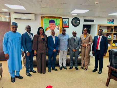 CEO OF FIRST BANK LEADS DELEGATION TO SPEAKER THOMAS WITH INVESTMENT PROPOSALS