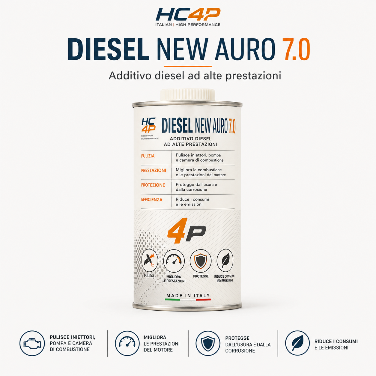 DIESEL NEW AURO 7.0 – Additivo diesel multifunzionale