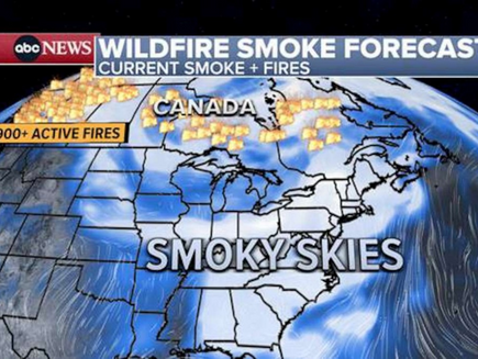 How can healthcare professionals educate parents about the dangers of wildfire smoke?