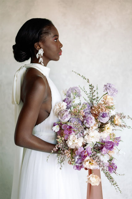 bridal portraits Minneapolis bouquet florist 