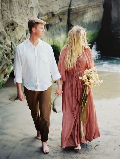 destination florist engagement bouquet