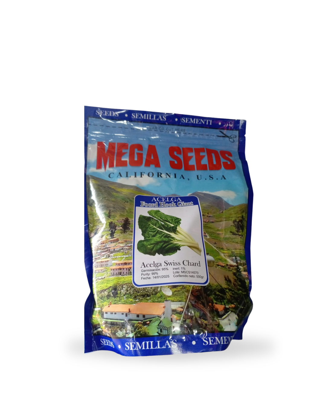ACELGA SWISS CHARD MEGA SEEDS * 500GRS