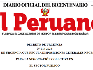 Reconocidos laboralistas realizan comunicado en contra de DU 014-2020.
