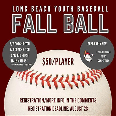 fall baseball flyer