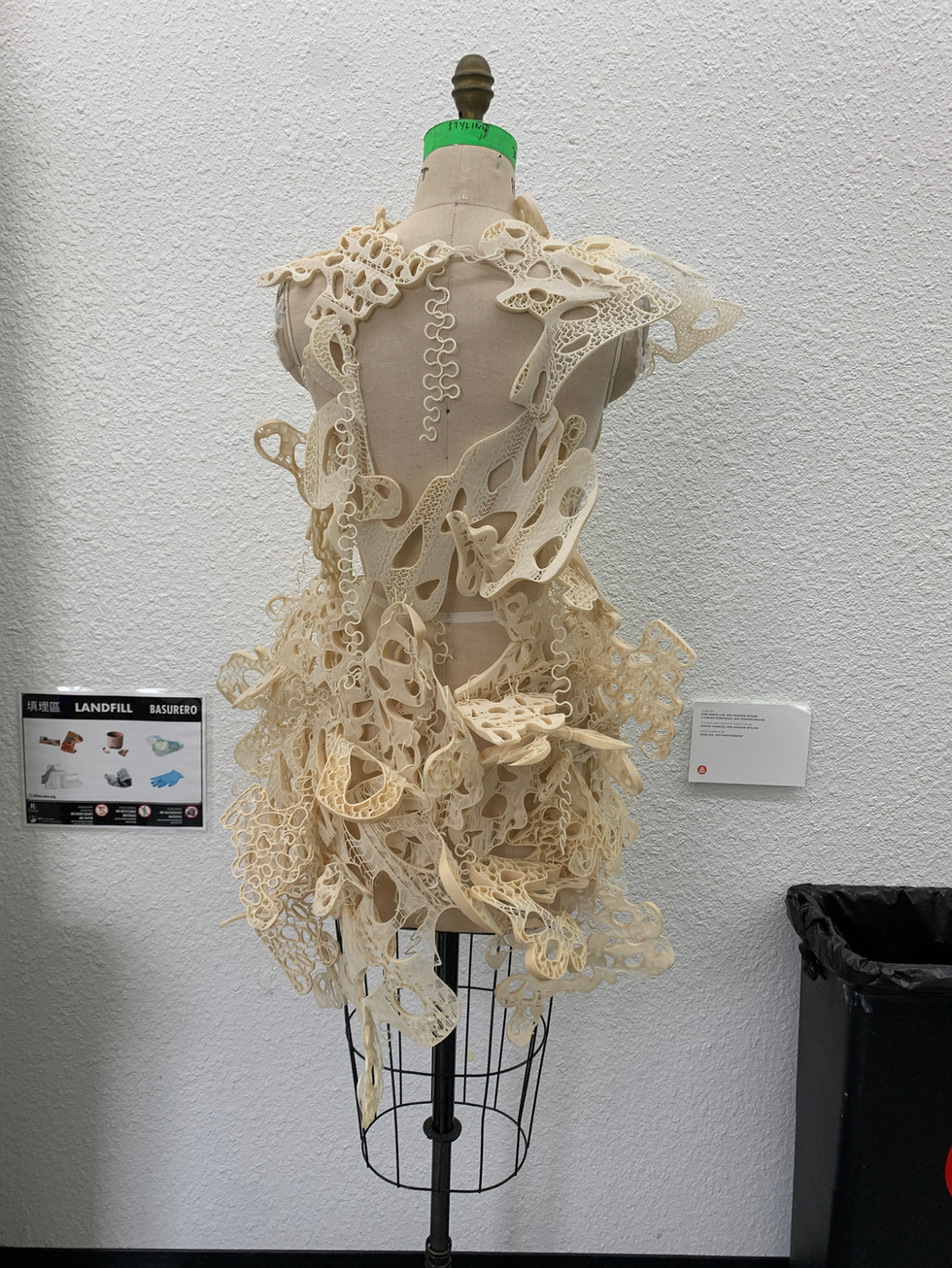 3D Printed dress from thesis project.
