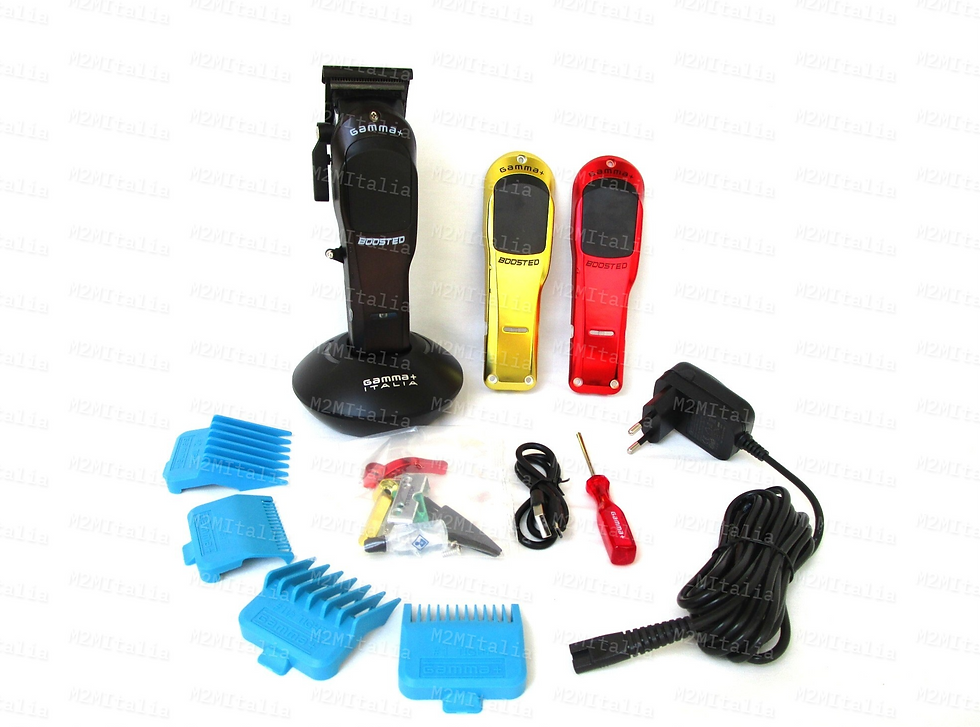 Miniatura: gamma più boosted clipper tagliacapelli professionale con Motore SUPER TORQUE. Motore rotativo 7200 giri al minuto rifinitore