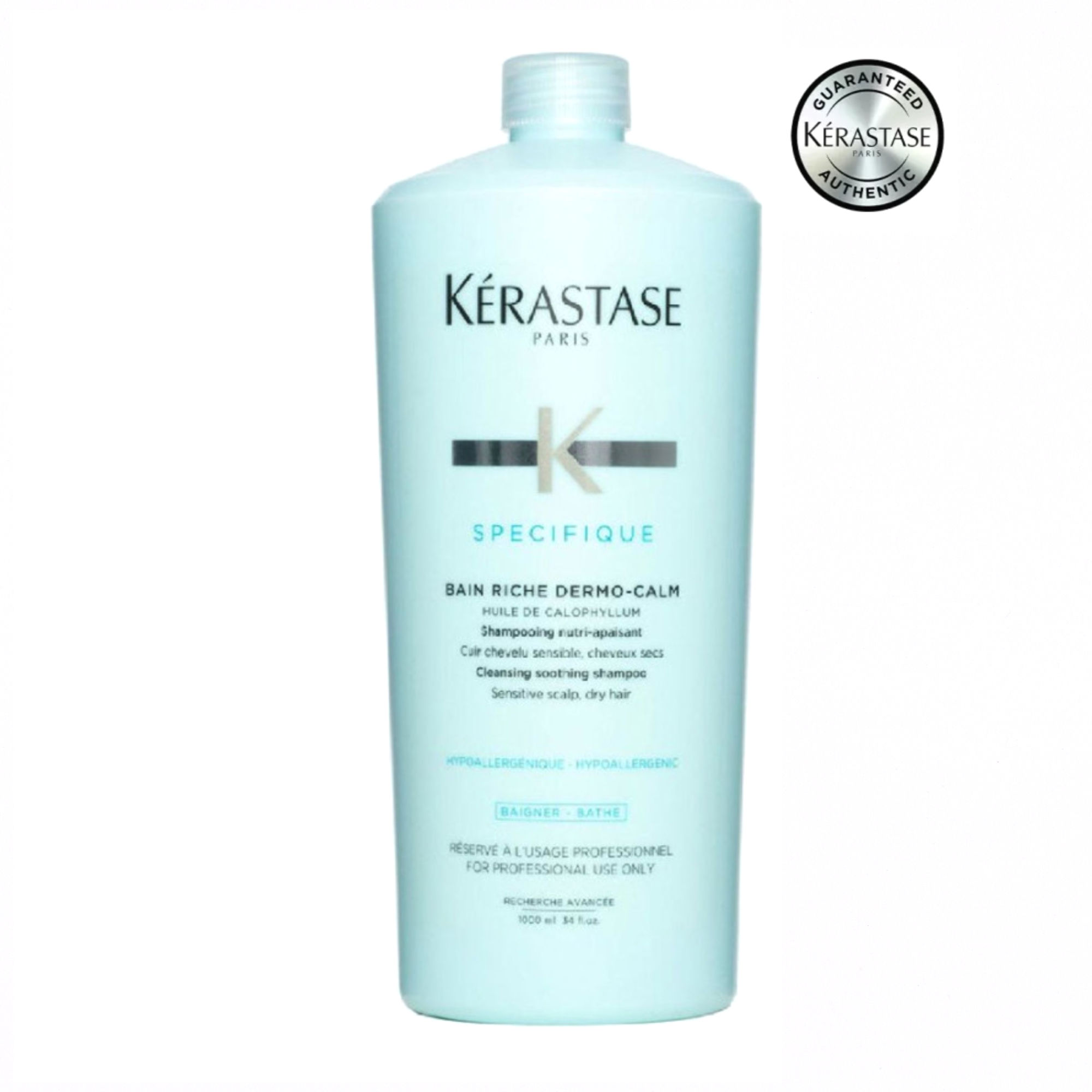Shampoo Per Capelli kerastase Specifique Bain Dermo Calm Vital 1000 ml senza siliconi deterge e lenisce il cuoio capelluto