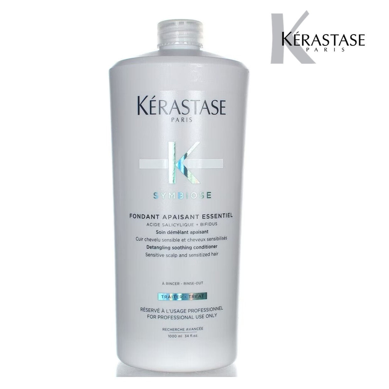 Balsamo Capelli Kerastase Symbiose Fondant Apaisant Essentiel 1000 ml Senza solfati districante lenitivo antiforfora