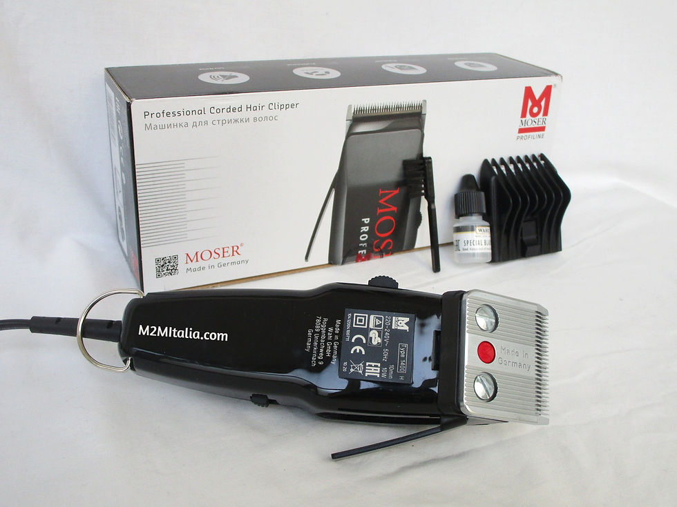 Miniatura: moser 1400 black tosatrice macchinetta per taglio capelli per barbieri e barberhood hairstylist barber set clipper