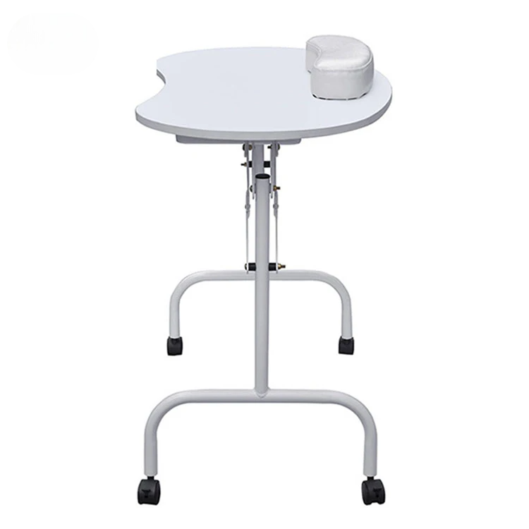 Miniatura: Tavolo manicure  pieghevole richiudibile bianco con borsa