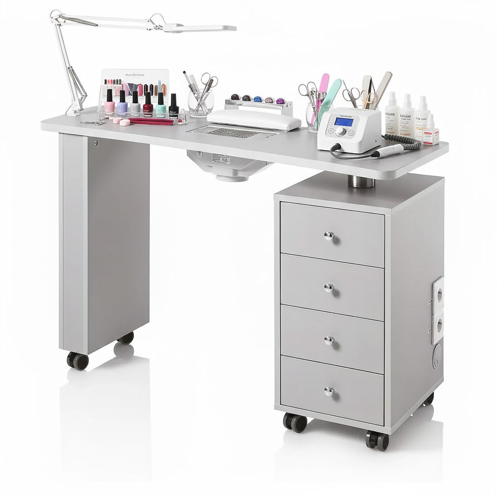 tavolo manicure con aspiratore da 32 W