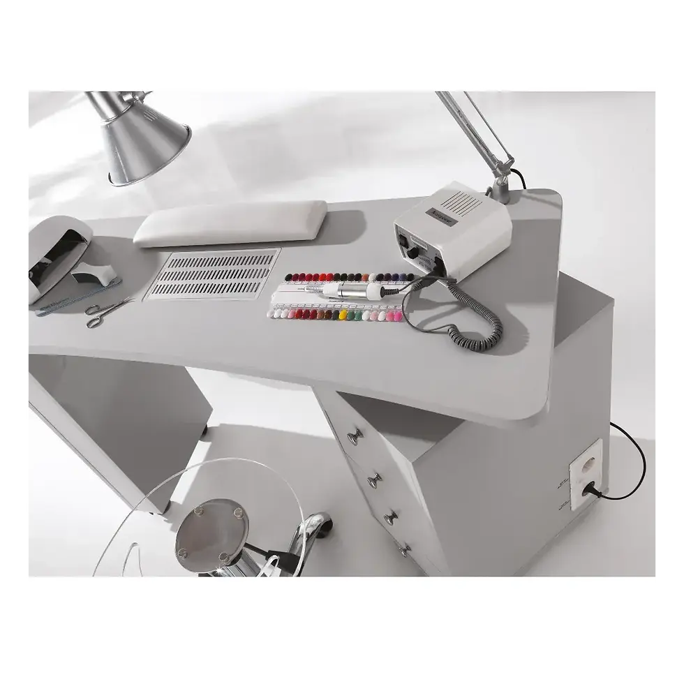 Miniatura: tavolo manicure con aspiratore da 32 W