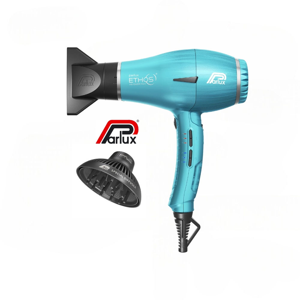 Parlux phon professionale ETHOS® MagicSense asciugacapelli 2300 Watt hairdryer 3 velocità e 3 temperature  e diffusore