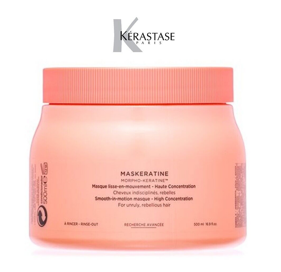 Kerastase Discipline Maskeratine 500 ml  lisciante che dona fluidità, movimento e morbidezza ai capelli crespi.