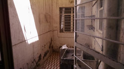 obra original, patio