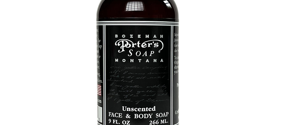 Porters Unscented Face & Body Soap