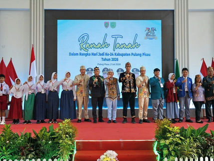 Gubernur Agustiar Tekankan Persatuan dan Kolaborasi pada Ramah Tamah Hari Jadi ke-24 Pulang Pisau