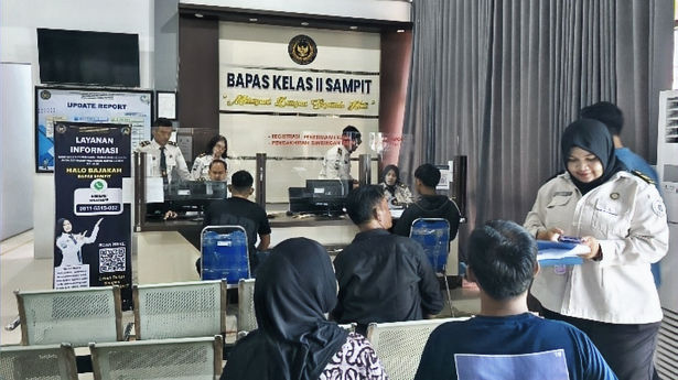 Delapan Klien Pembebasan Bersyarat Mulai Jalani Pembimbingan di Bapas Kelas II Sampit