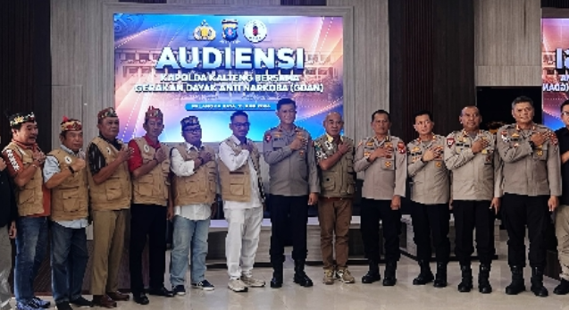 Kapolda Kalteng Dukung Penguatan Gerakan Dayak Anti Narkoba hingga Daerah