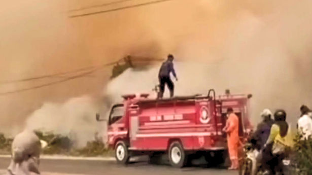 Karhutla di Samuda Kotim Ganggu Jarak Pandang, 140 Hotspot Terdeteksi di Tiga Kecamatan
