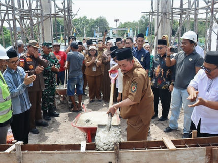 Pemkab Katingan Lanjutkan Pembangunan Masjid At-Ta'awun, Ditarget Rampung Desember 2026
