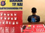 Polisi Tangkap Pria di Kereng Bangkirai, 16 Paket Sabu dan Uang Rp5 Juta Disita