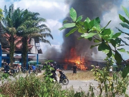 Delapan Ruko di Pangkalan Bun Hangus Terbakar, Kerugian Ditaksir Capai Miliaran Rupiah