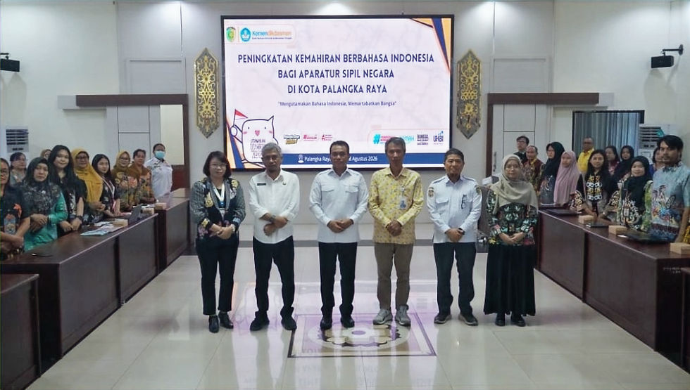 Pemko Palangka Raya Dorong ASN Mahir Berbahasa Indonesia