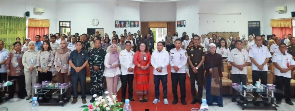Wakil Bupati Katingan Firdaus mengikuti diskusi P5HAM dalam menyikapi konflik agraria di Kalimantan Tengah di Aula Bappedalitbang Katingan, Rabu (9/9/2026). (Foto: Portal Kab Katingan)