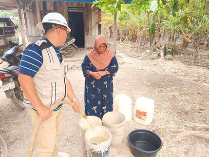 Pemprov Kalteng Salurkan 122.600 Liter Air Bersih ke Warga Terdampak Kekeringan