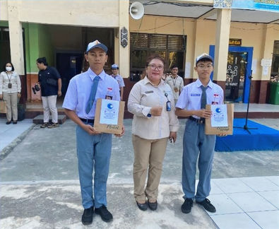 Kanwil KemenHAM Kalteng Tanamkan Nilai HAM kepada Pelajar di Empat SMA Negeri