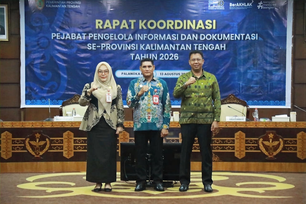 Pemprov Kalteng Perkuat Keterbukaan Informasi Publik melalui Rakor PPID