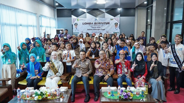 Lomba Bertutur Jadi Wadah Asah Literasi dan Kemampuan Komunikasi Pelajar di Palangka Raya