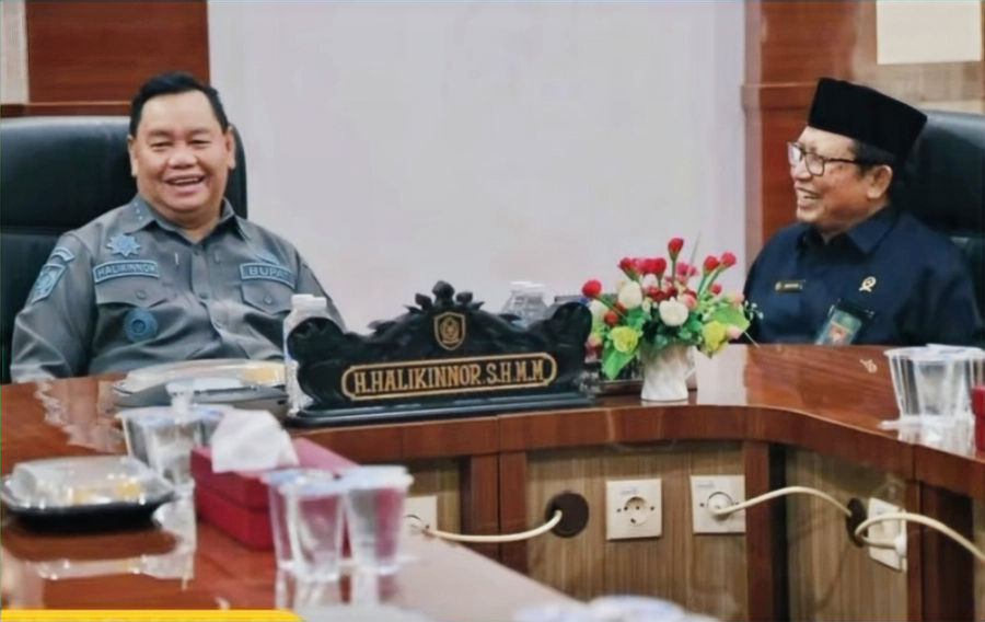 Bupati Kotim Terima Kunjungan Ketua PTA Palangka Raya, Bahas Persiapan Diskusi Hukum