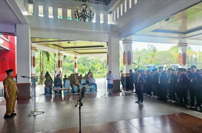 Bupati Katingan Lepas 206 Mahasiswa KKN IAKN Palangka Raya, Dorong Edukasi Bahaya Narkoba di Desa