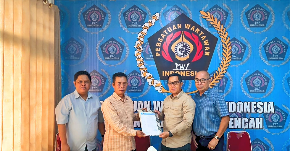 Sigit Widodo Nahkodai Kontingen PWI Kalteng untuk Porwanas 2027 di Lampung