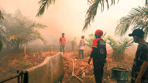 Bakar Lahan Sembarangan, Rumah Nenek di Sampit Nyaris Dilalap Api